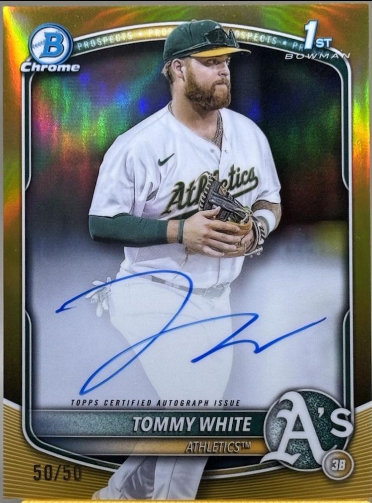 Tommy White [Gold Refractor] #CPA-TWH