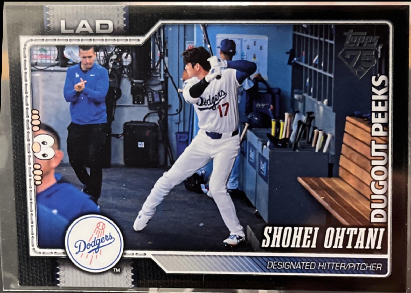 Shohei Ohtani [Black Dugout Peeks] #200