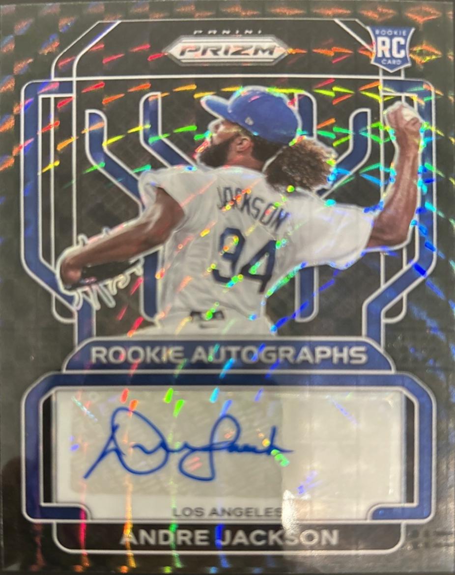 Andre Jackson [Black Finite Prizm] #RA-AN