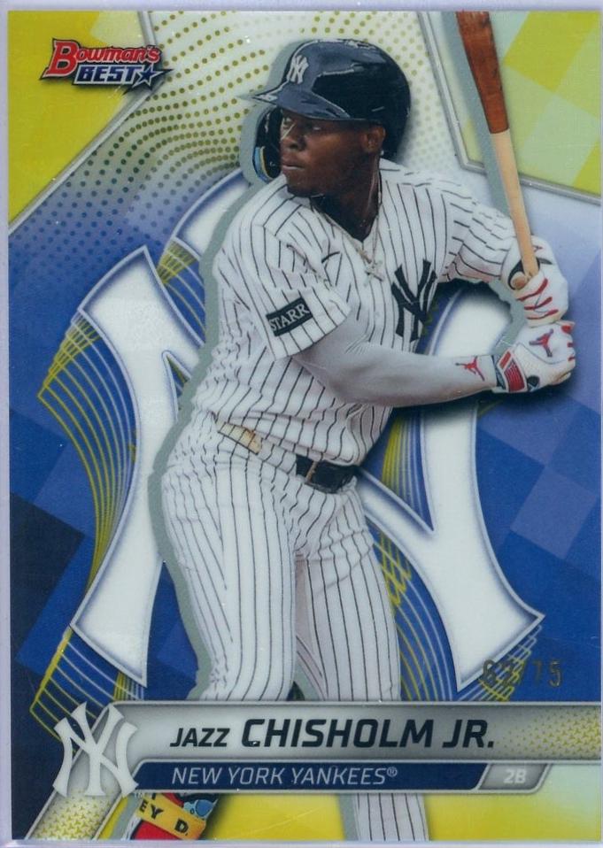 Jazz Chisholm Jr. [Yellow Refractor] #28