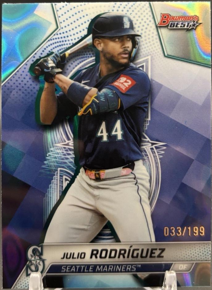 Julio Rodriguez [Aqua Lava Refractor] #49