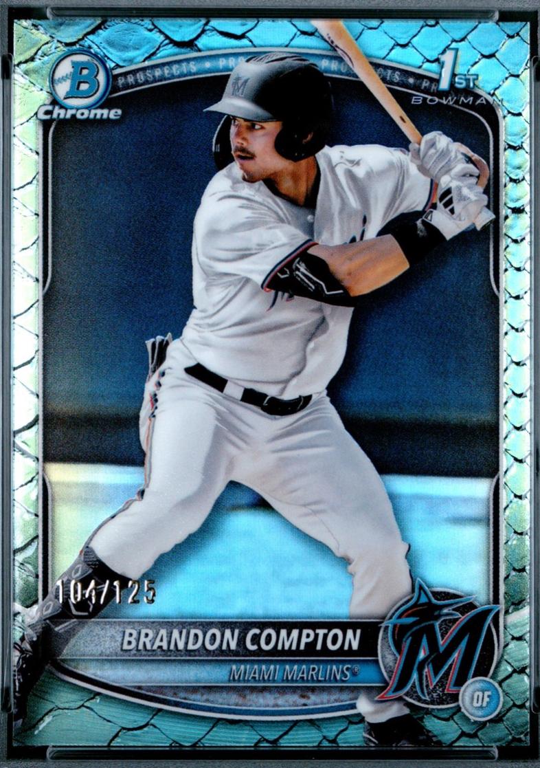 Brandon Compton [Aqua Reptilian Refractor] #BDC-64