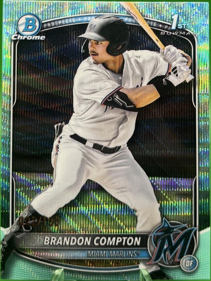 Brandon Compton [Aqua Wave Refractor] #BDC-64