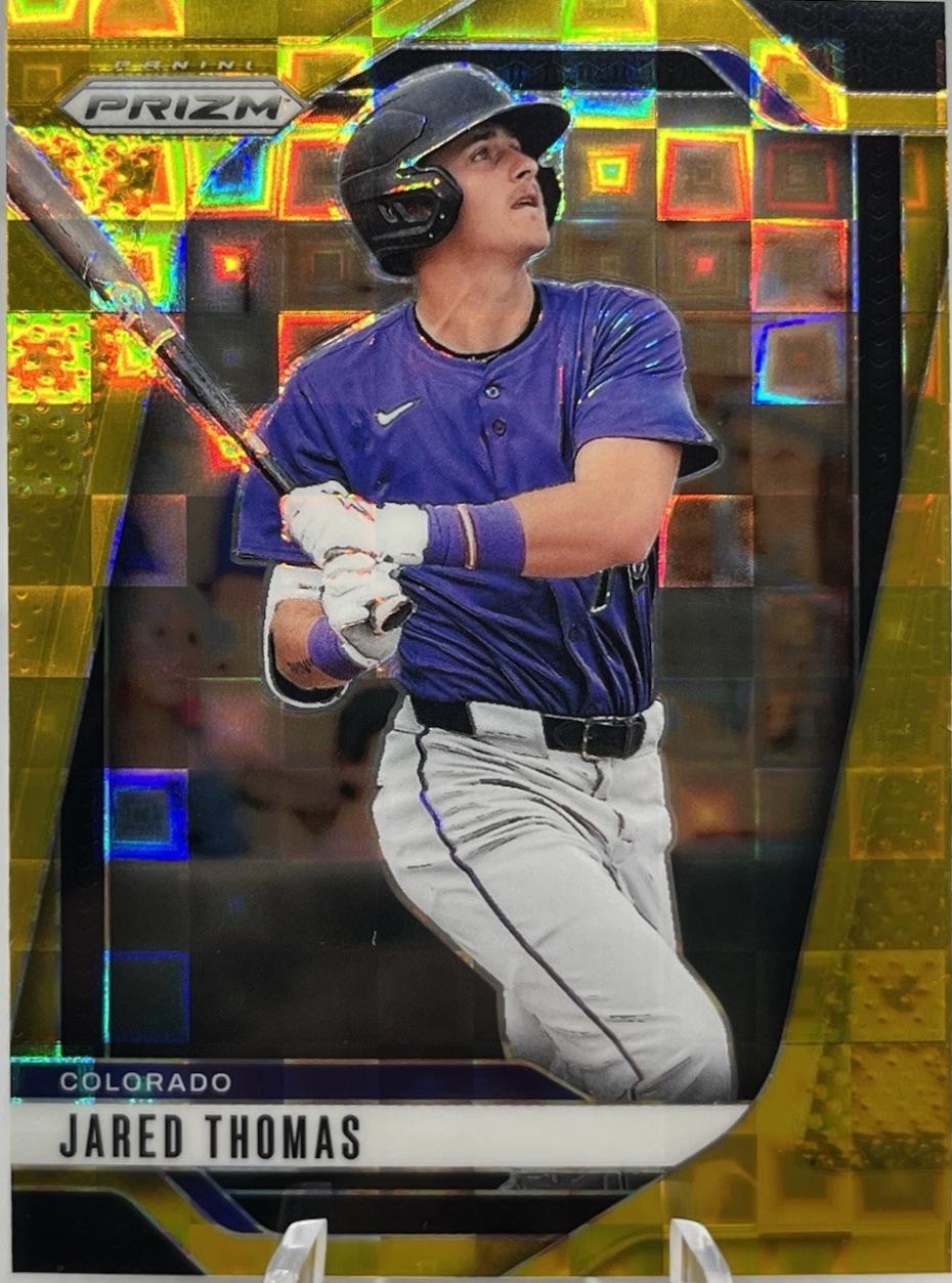 Jared Thomas [Gold Prizm] #12