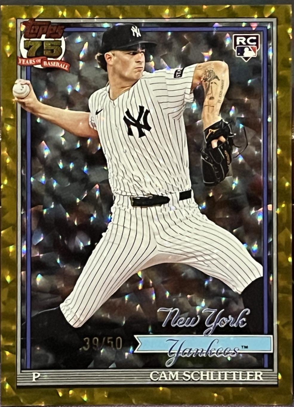 Cam Schlittler [Gold Crackleboard Foil] #T91-86