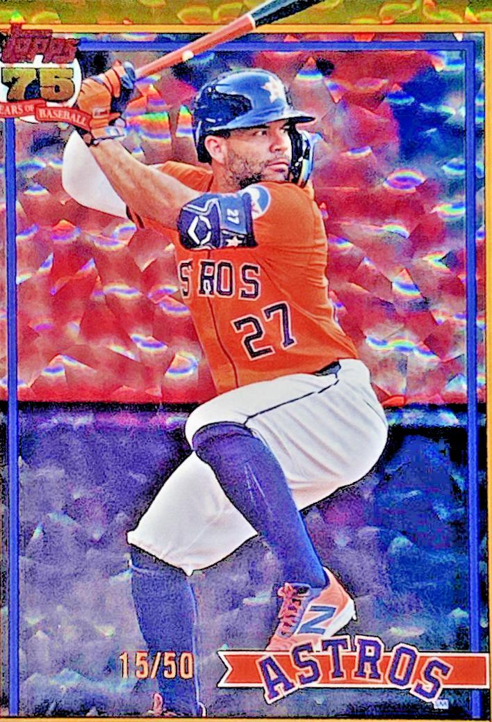 Jose Altuve [Gold Crackleboard Foil] #T91-7