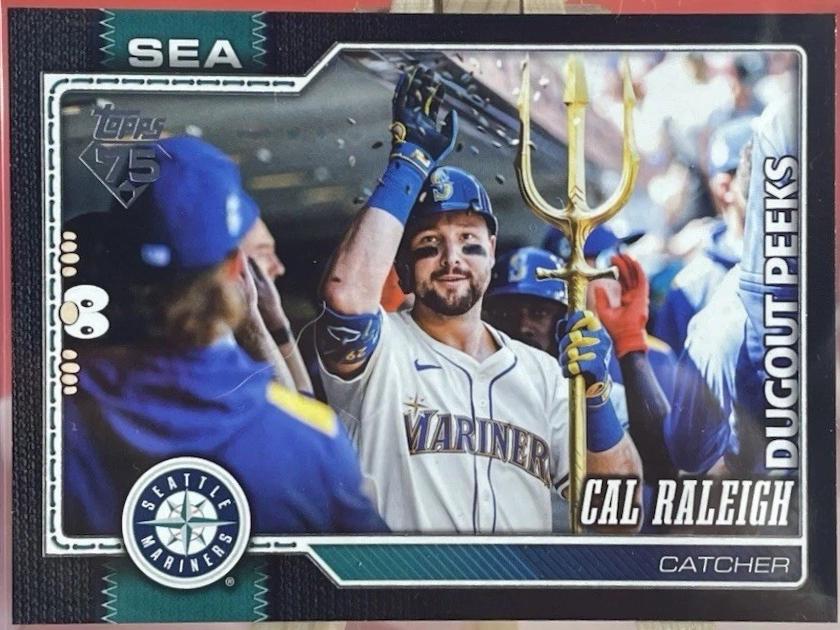 Cal Raleigh [Black Dugout Peeks] #140