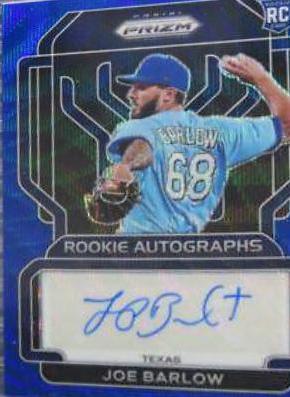 Joe Barlow [Blue Wave Prizm] #RA-BW