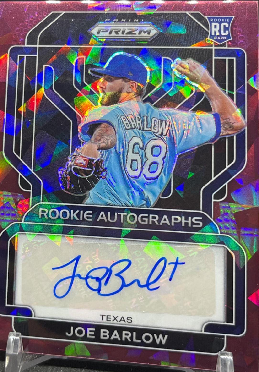 Joe Barlow [Burgundy Ice Prizm] #RA-BW