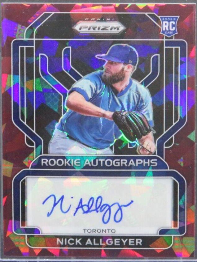 Nick Allgeyer [Burgundy Ice Prizm] #RA-NA