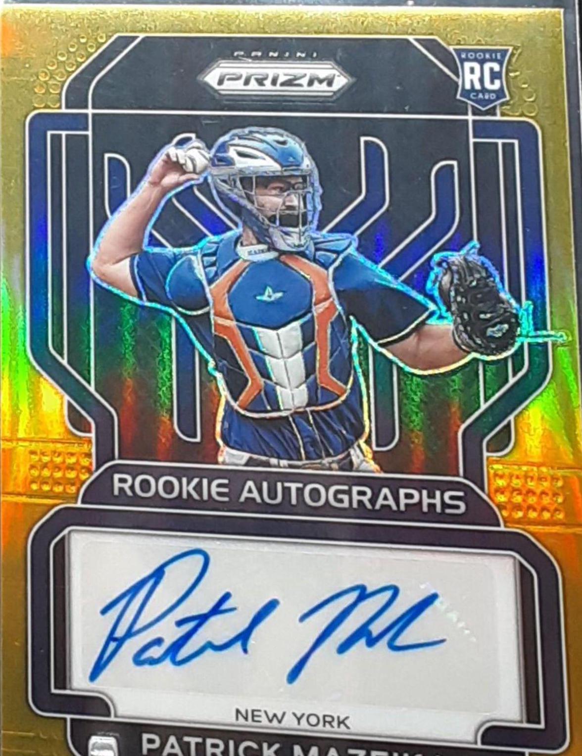 Patrick Mazeika [Gold Prizm] #RA-PM