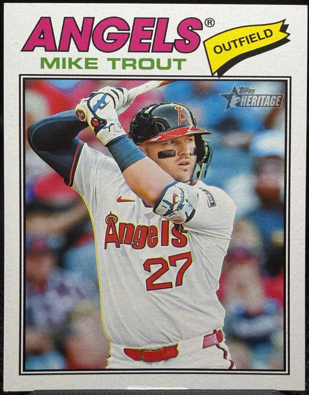 Mike Trout [Throwback Jersey Variation] #163