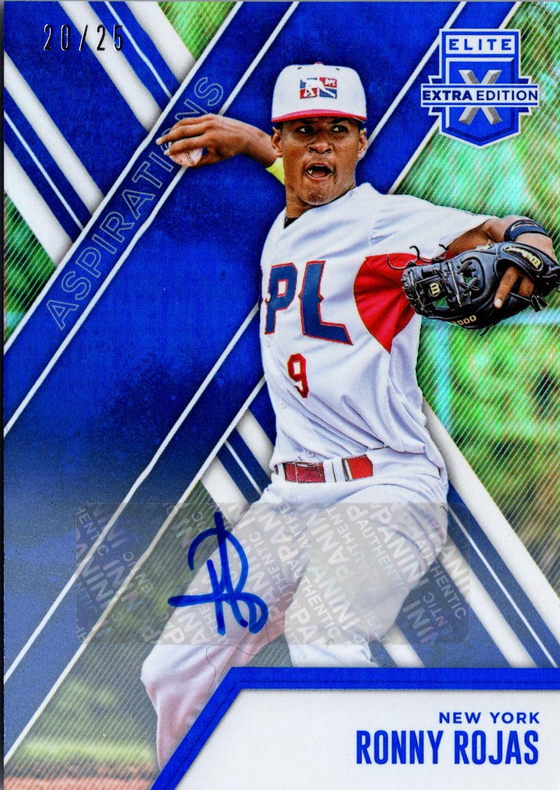 Ronny Rojas [Autograph Aspirations Blue] #141