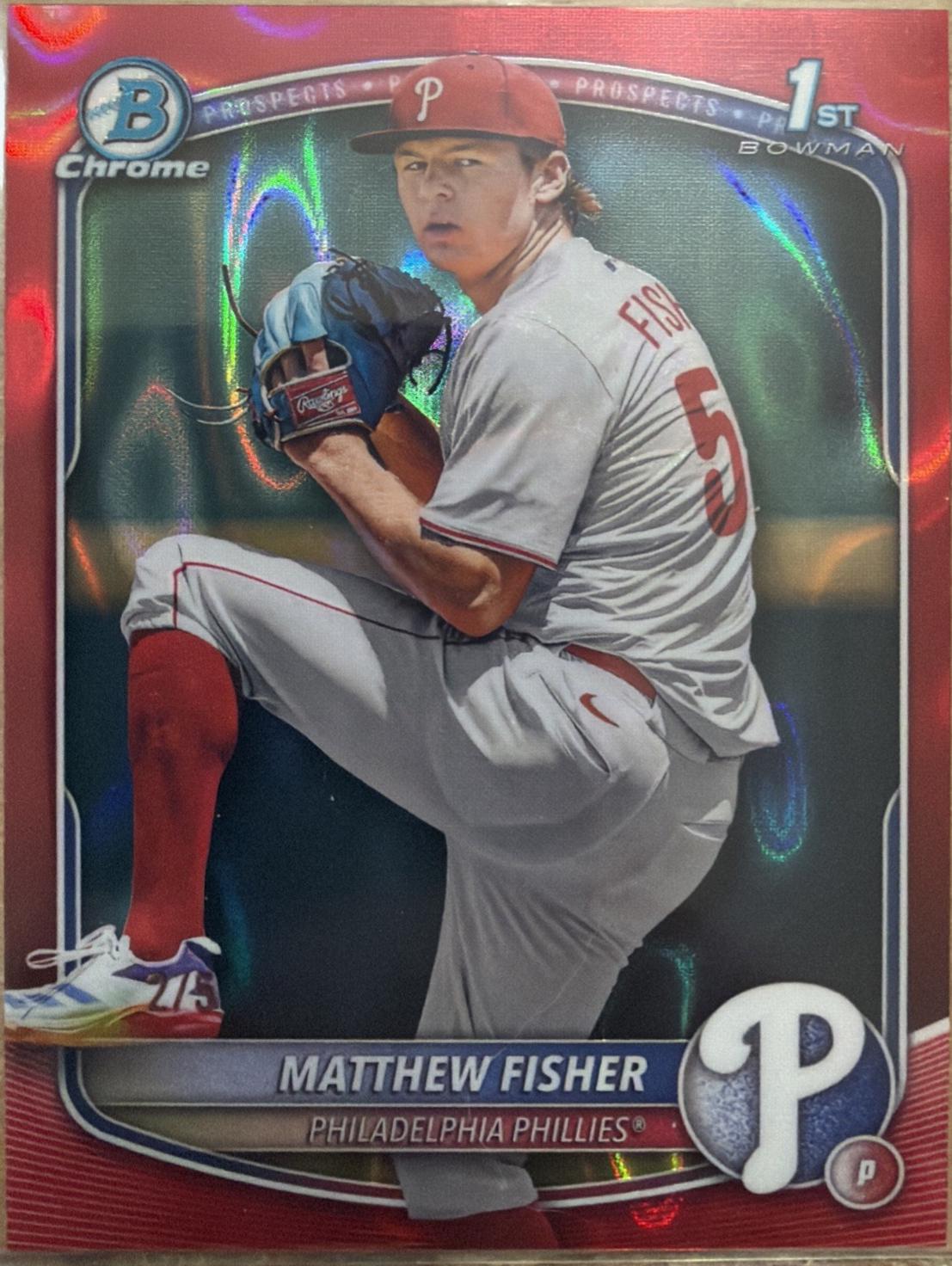 Matthew Fisher [Red Lava Refractor] #BDC-106