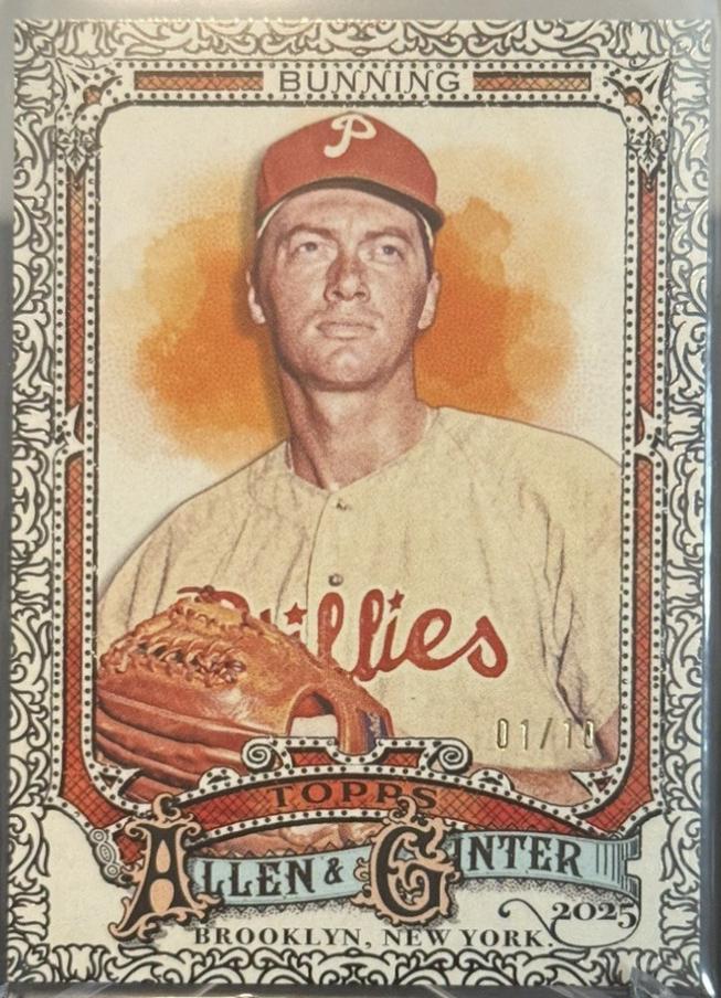Jim Bunning [Black Foil Filagree SP] #345