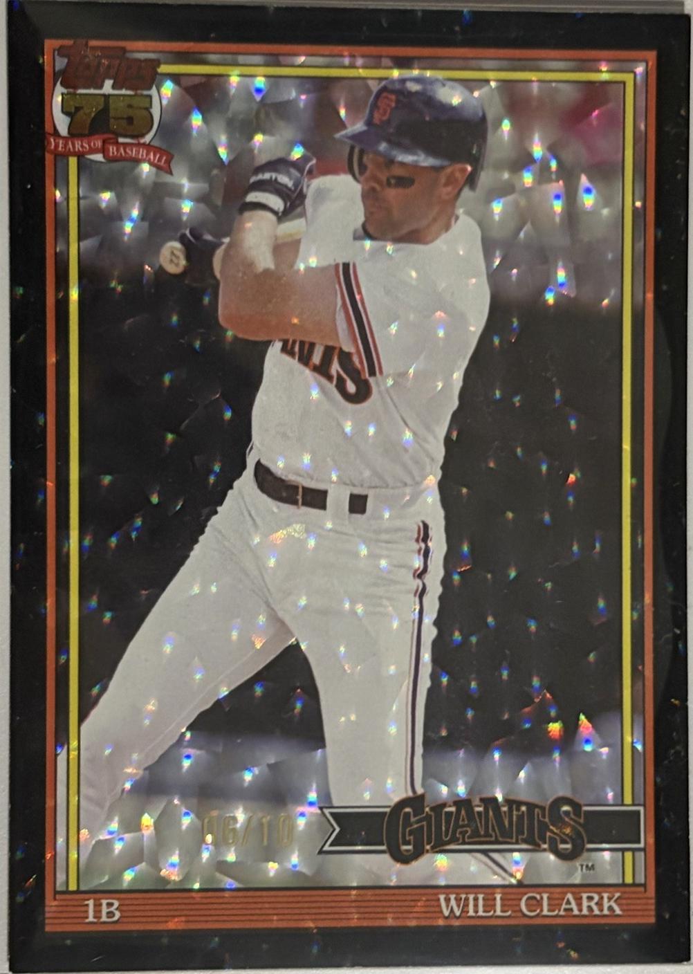 Will Clark [Black Crackleboard Foil] #T91-11