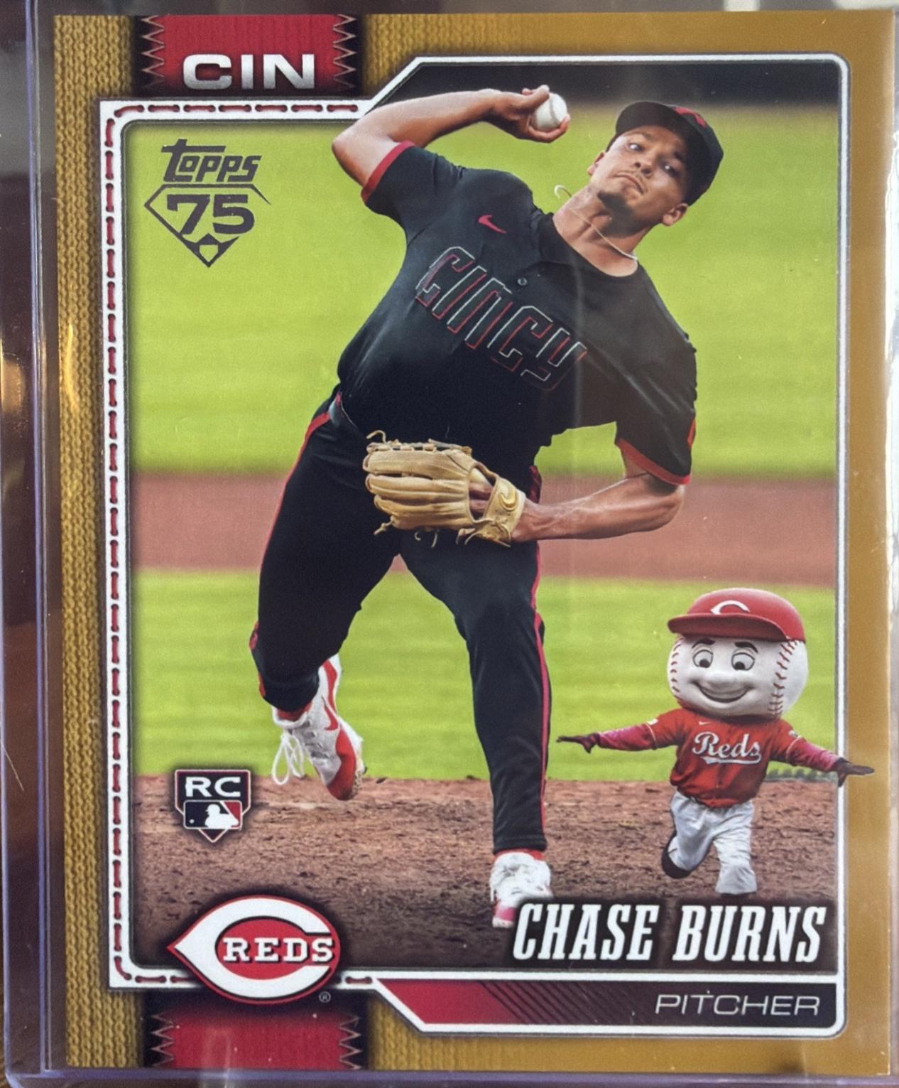 Chase Burns [Gold Hidden Mascot] #312