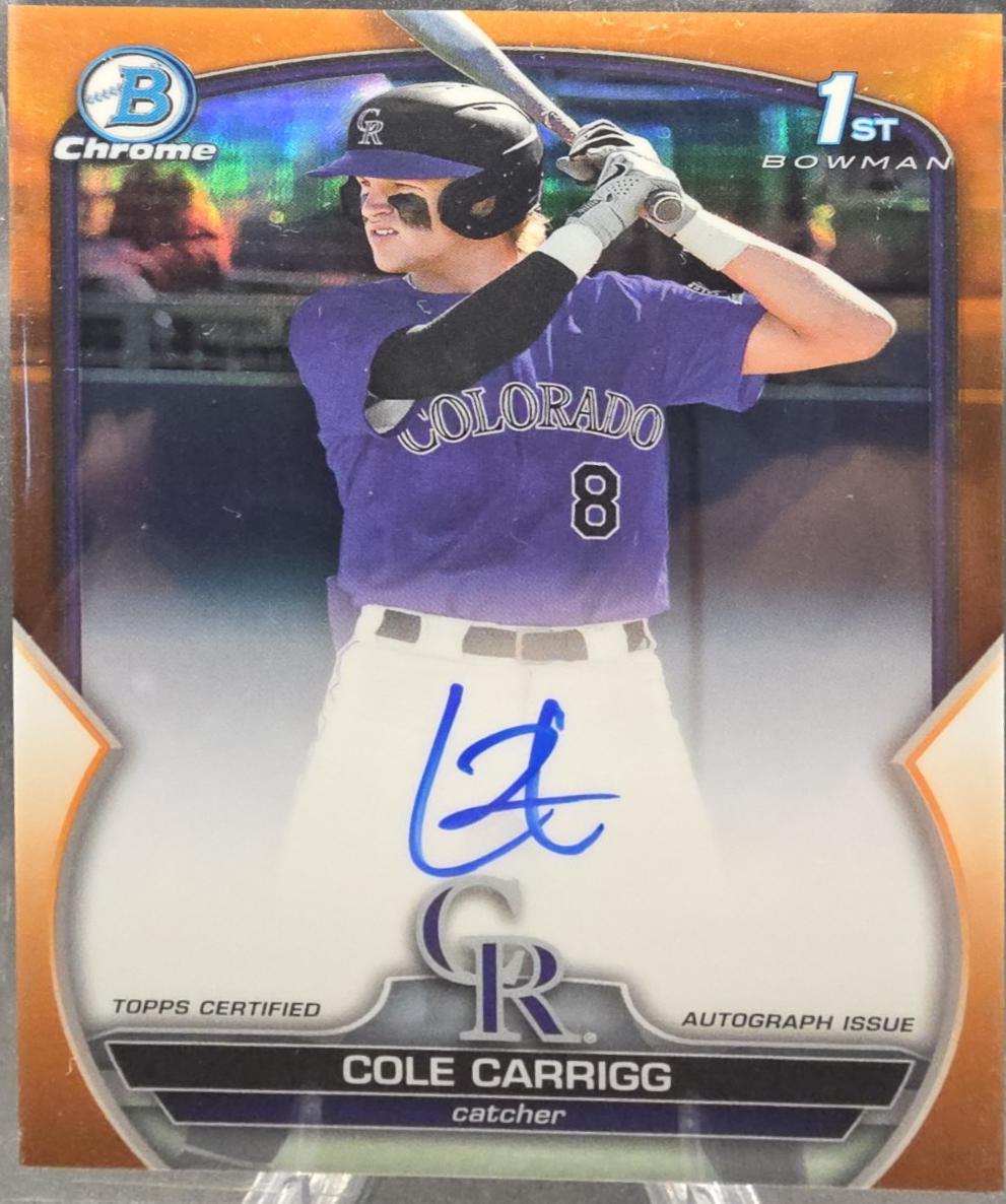 Cole Carrigg [Orange] #CDA-CC