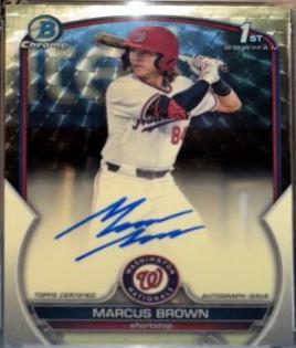 Marcus Brown [Superfractor] #CDA-MBR