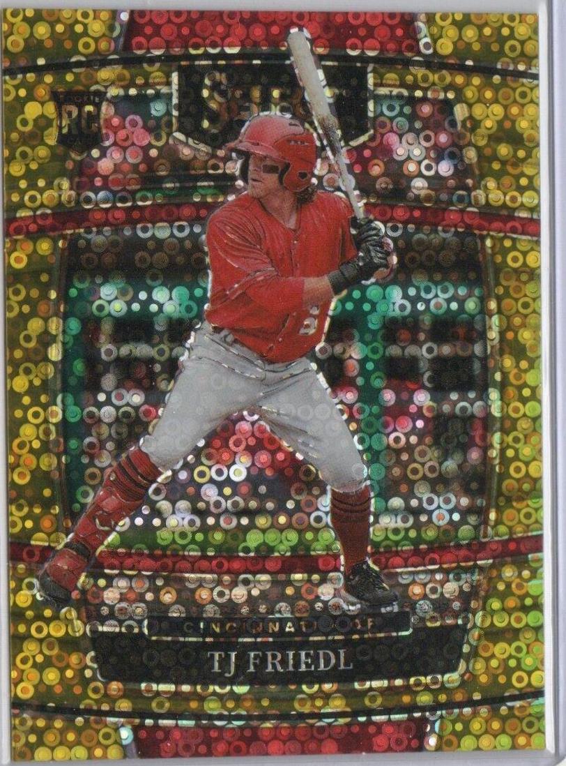 TJ Friedl [Gold Disco Prizm] #11