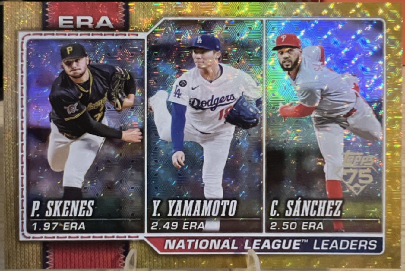 National League Leaders ERA [Foilfractor] #203