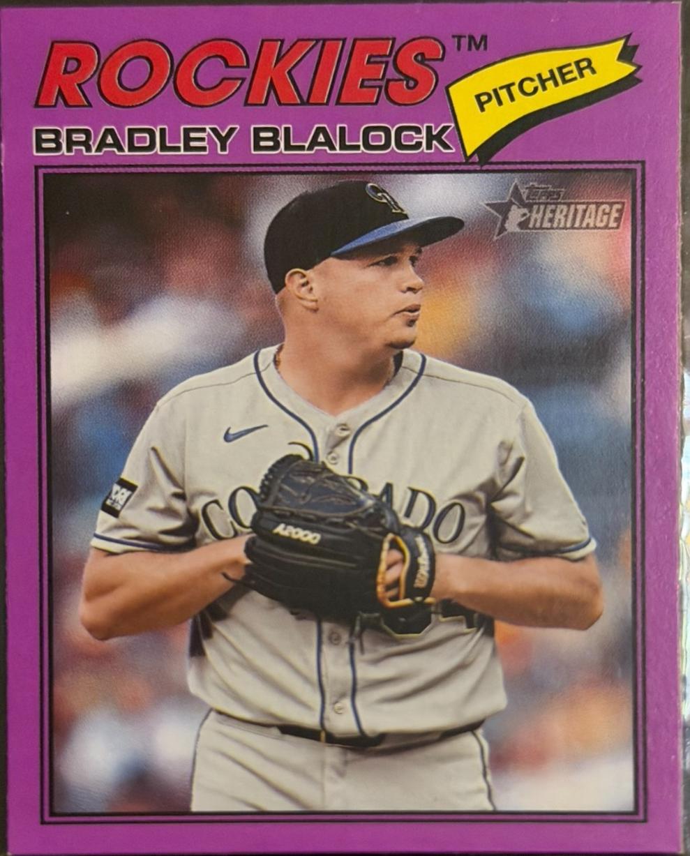 Bradley Blalock [Light Purple Bordered] #83