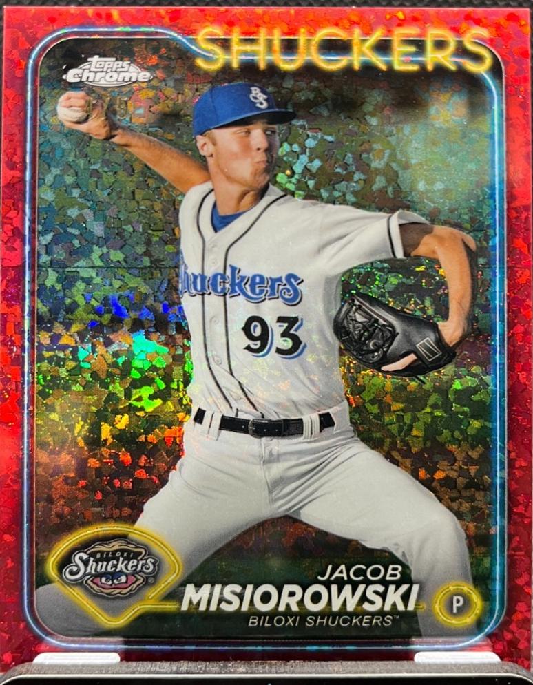 Jacob Misiorowski [Red Mini-Diamond Refractor] #PDC-171