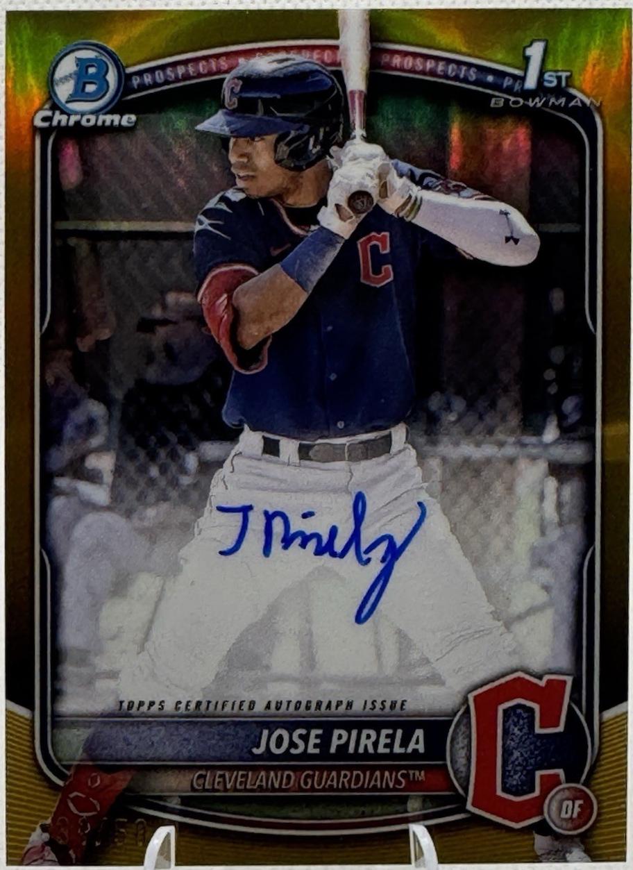 Jose Pirela [Gold Mojo Refractor] #CPA-JP