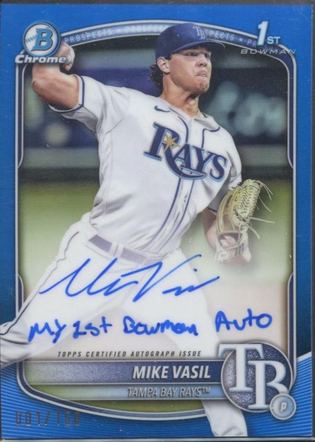 Mike Vasil [Blue Mojo Refractor] #CPA-MV