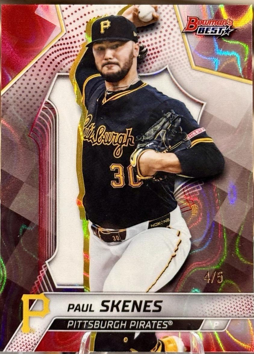 Paul Skenes [Red Lava Refractor] #40