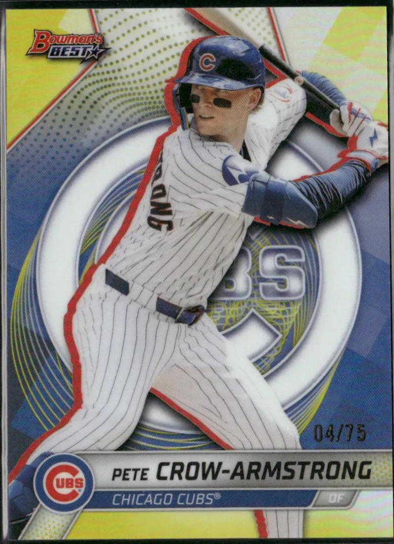 Pete Crow-Armstrong [Yellow Refractor] #35