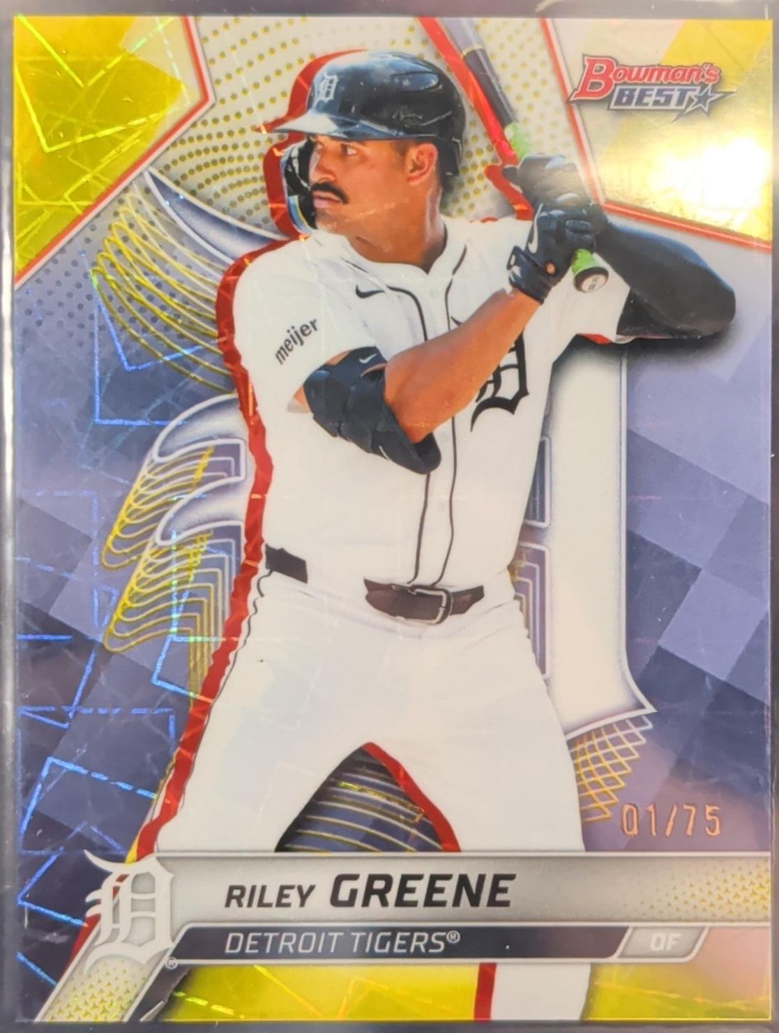 Riley Greene [Yellow Lazer Refractor] #59