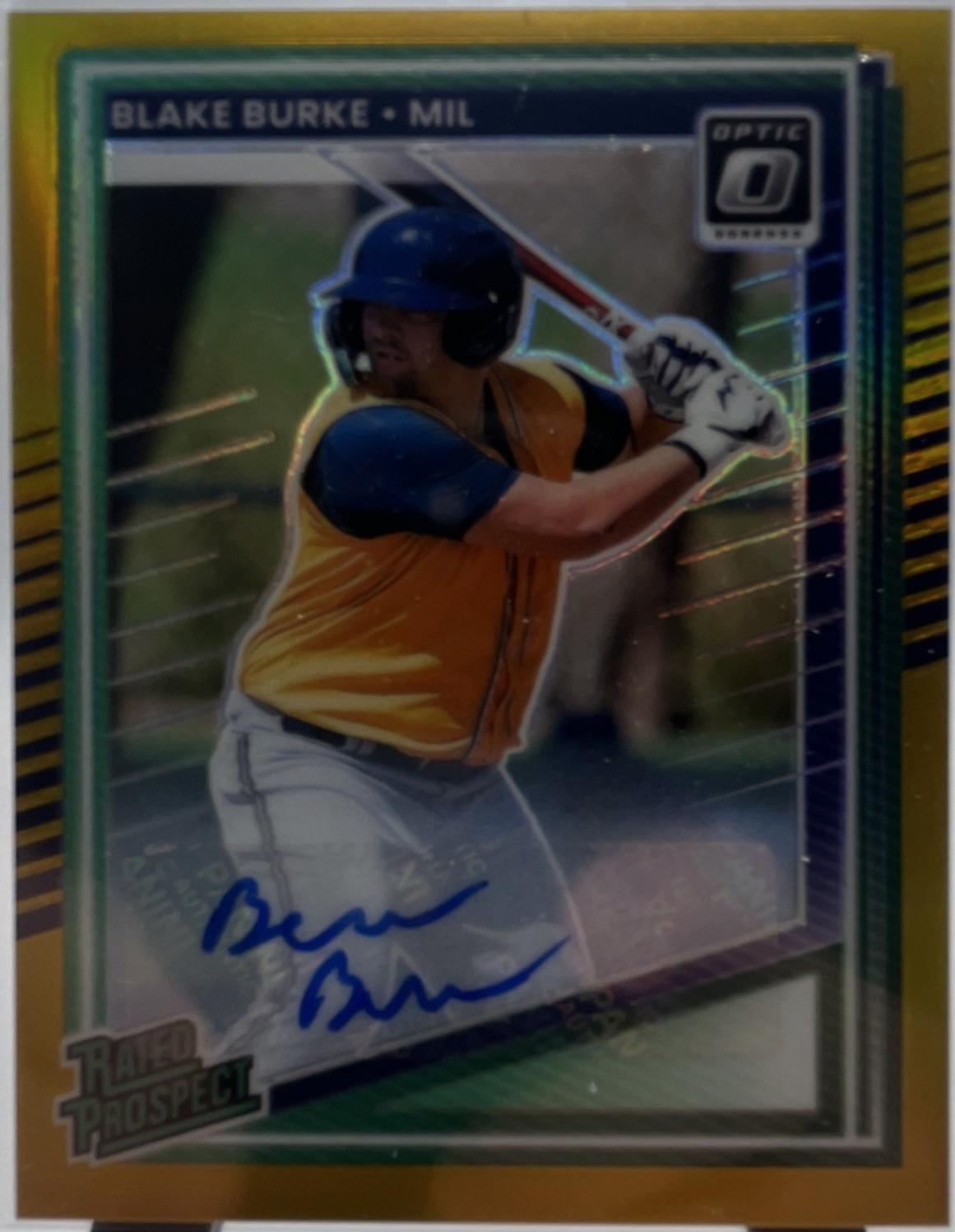 Blake Burke [Gold Optic Signature] #179