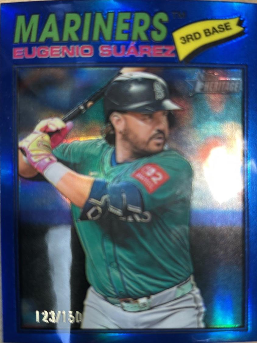 Eugenio Suarez [Blue Bordered Chrome] #29