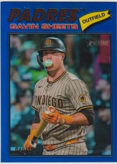 Gavin Sheets [Blue Bordered Chrome] #127