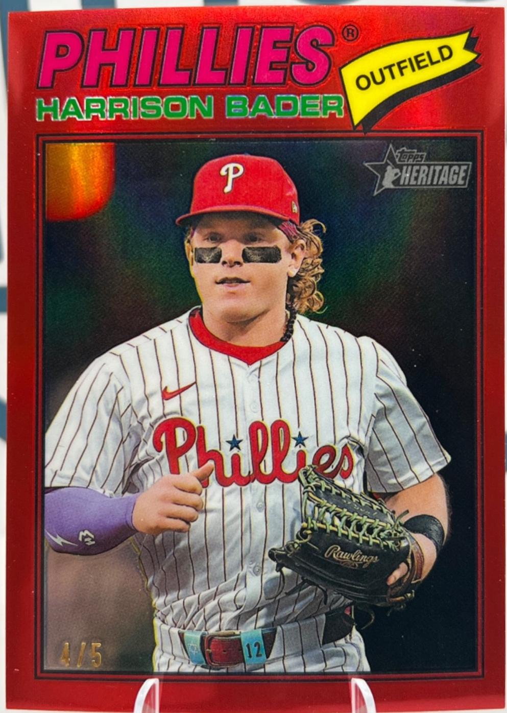 Harrison Bader [Red Bordered Chrome] #357