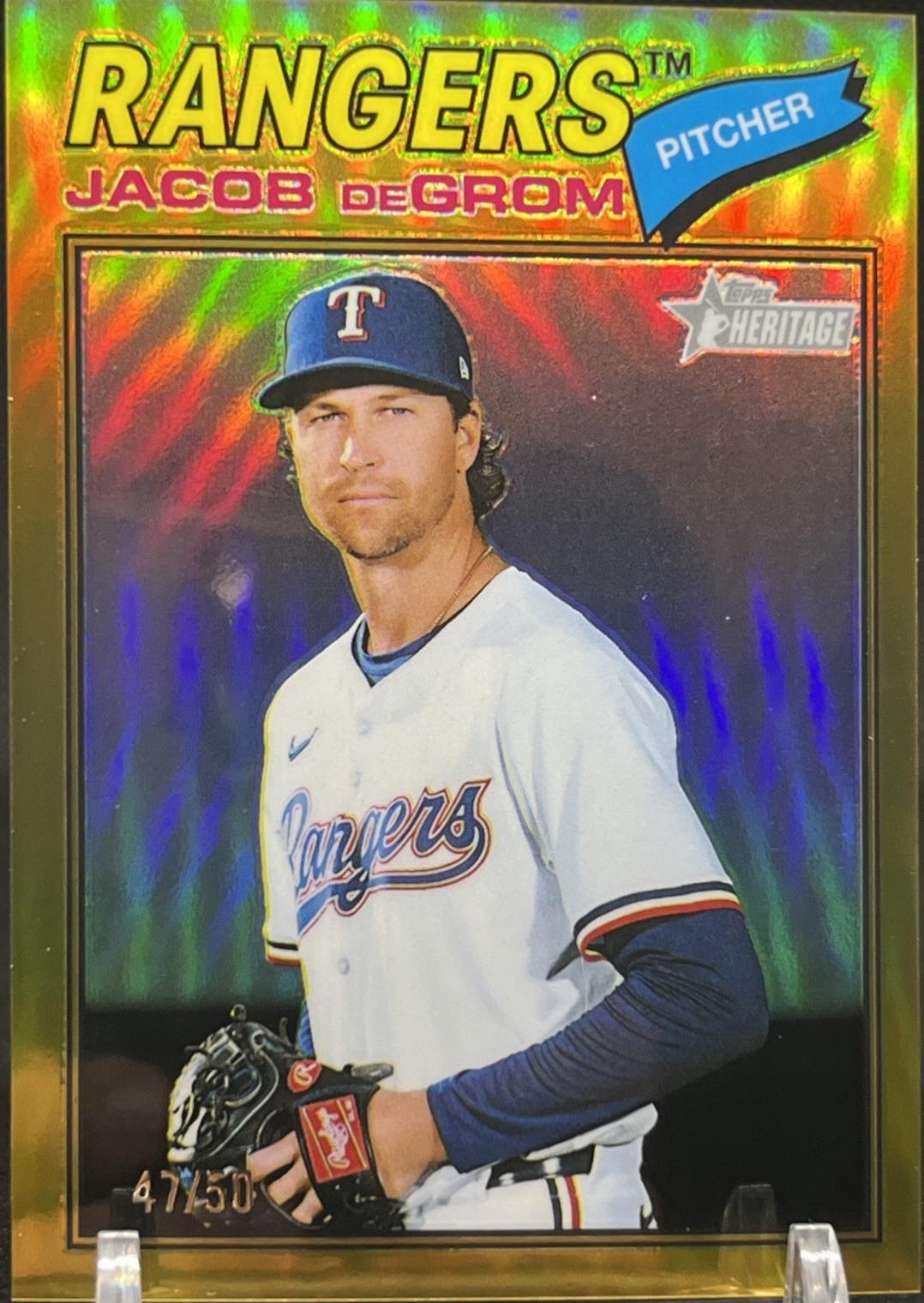 Jacob deGrom [Gold Bordered Chrome] #98