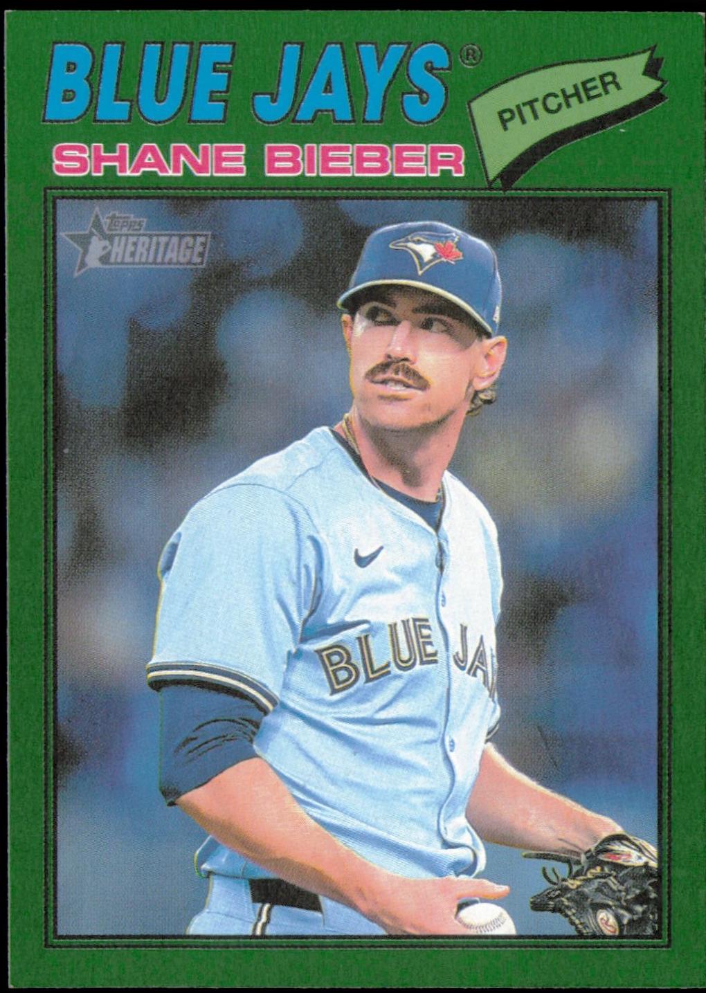 Shane Bieber [Dark Green Bordered] #210