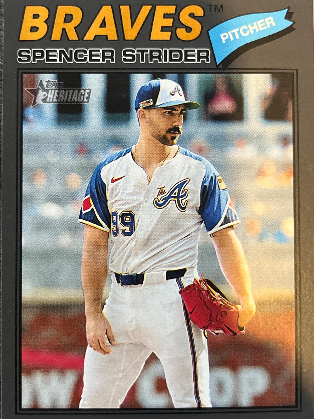 Spencer Strider [Dark Gray Bordered] #41