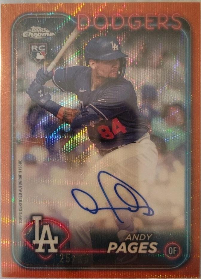 Andy Pages [Orange Wave Refractor] #RA-AP