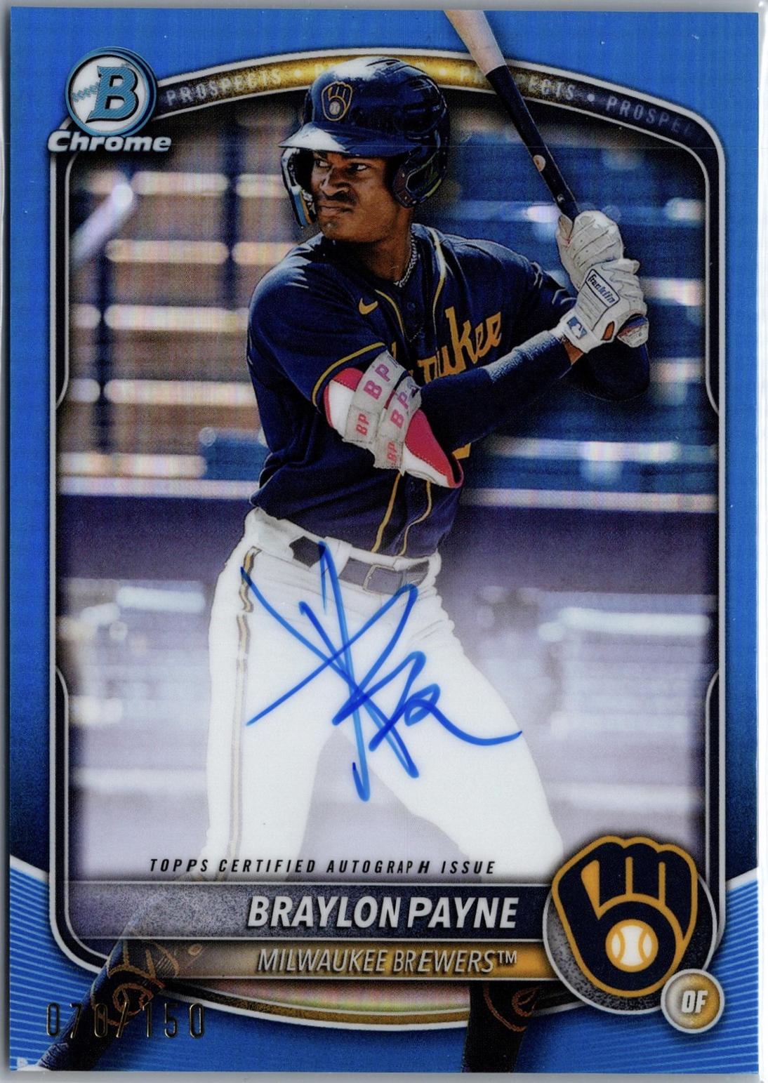 Braylon Payne [Blue Refractor] #CPA-BP