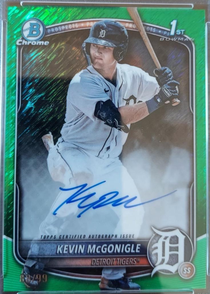 Kevin McGonigle [Green Mojo Refractor] #CPA-KM