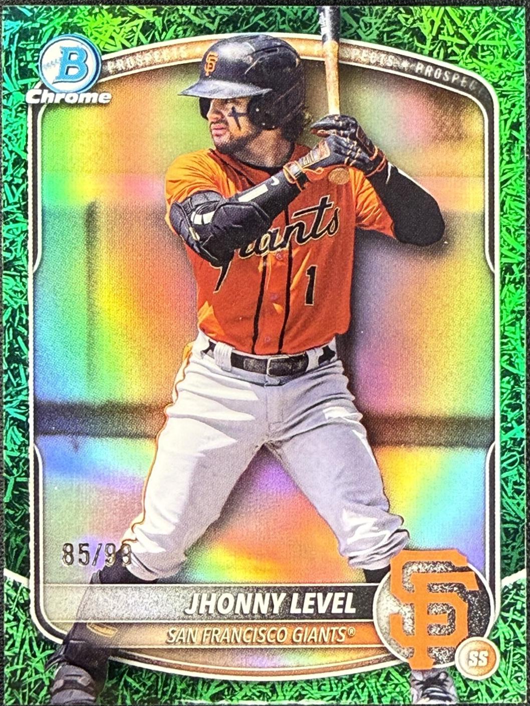 Jhonny Level [Green Grass Refractor] #BDC-55
