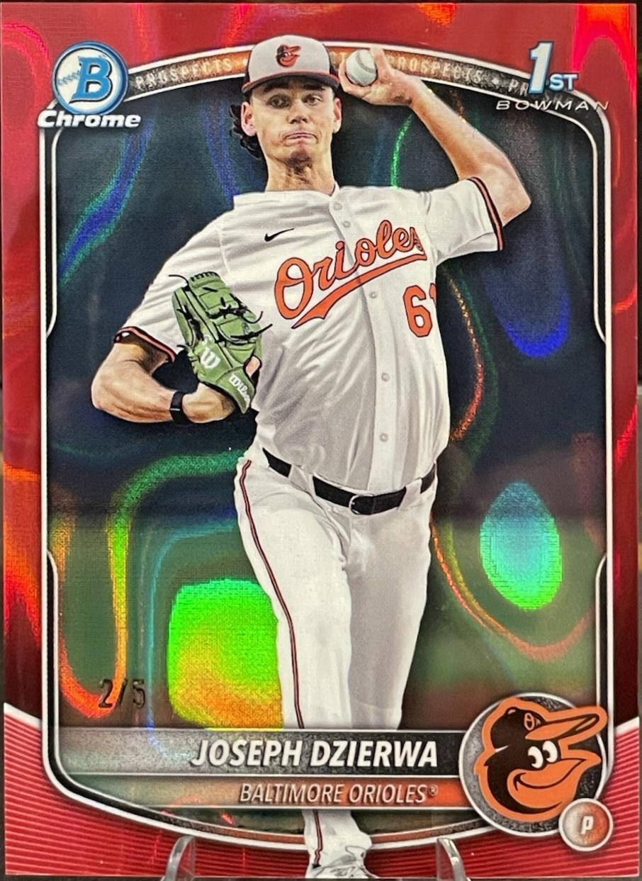Joseph Dzierwa [Red Lava Refractor] #BDC-186