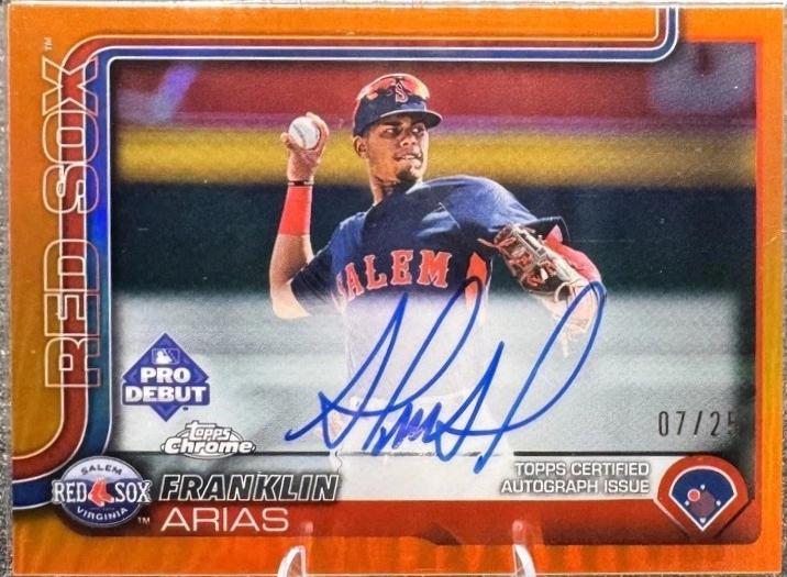 Franklin Arias [Orange Autograph] #PD-138
