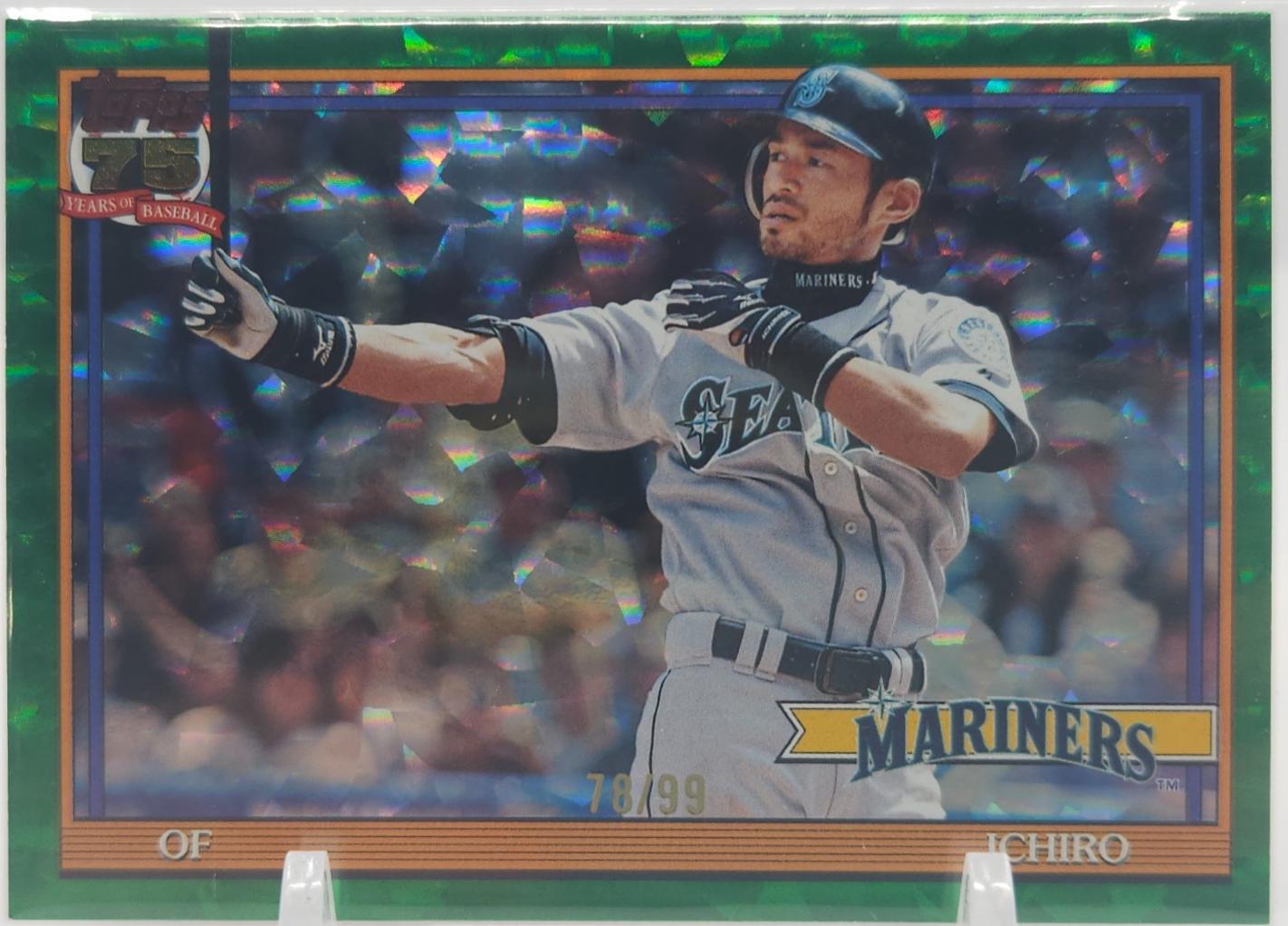 Ichiro [Green Crackleboard Foil] #T91-33