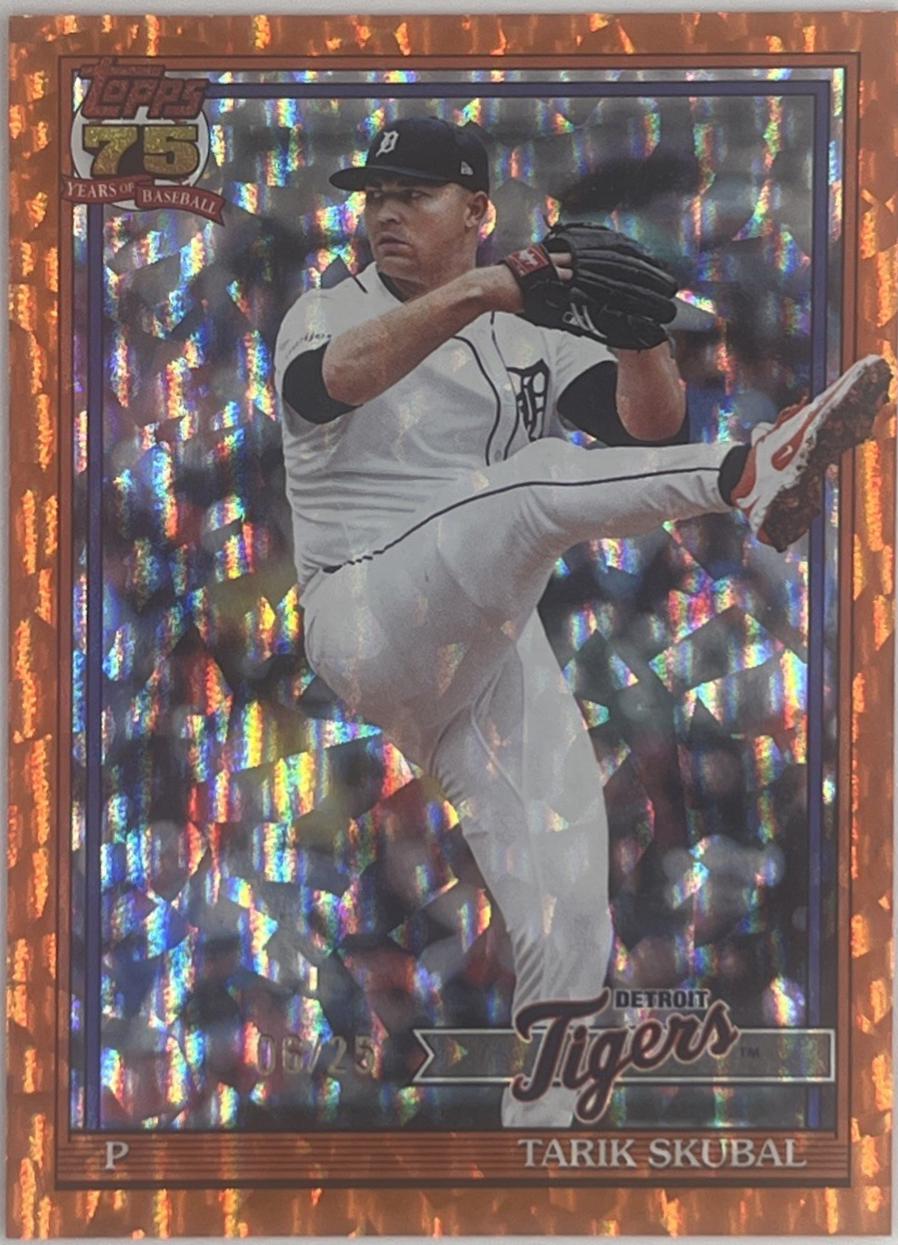 Tarik Skubal [Orange Crackleboard Foil] #T91-79