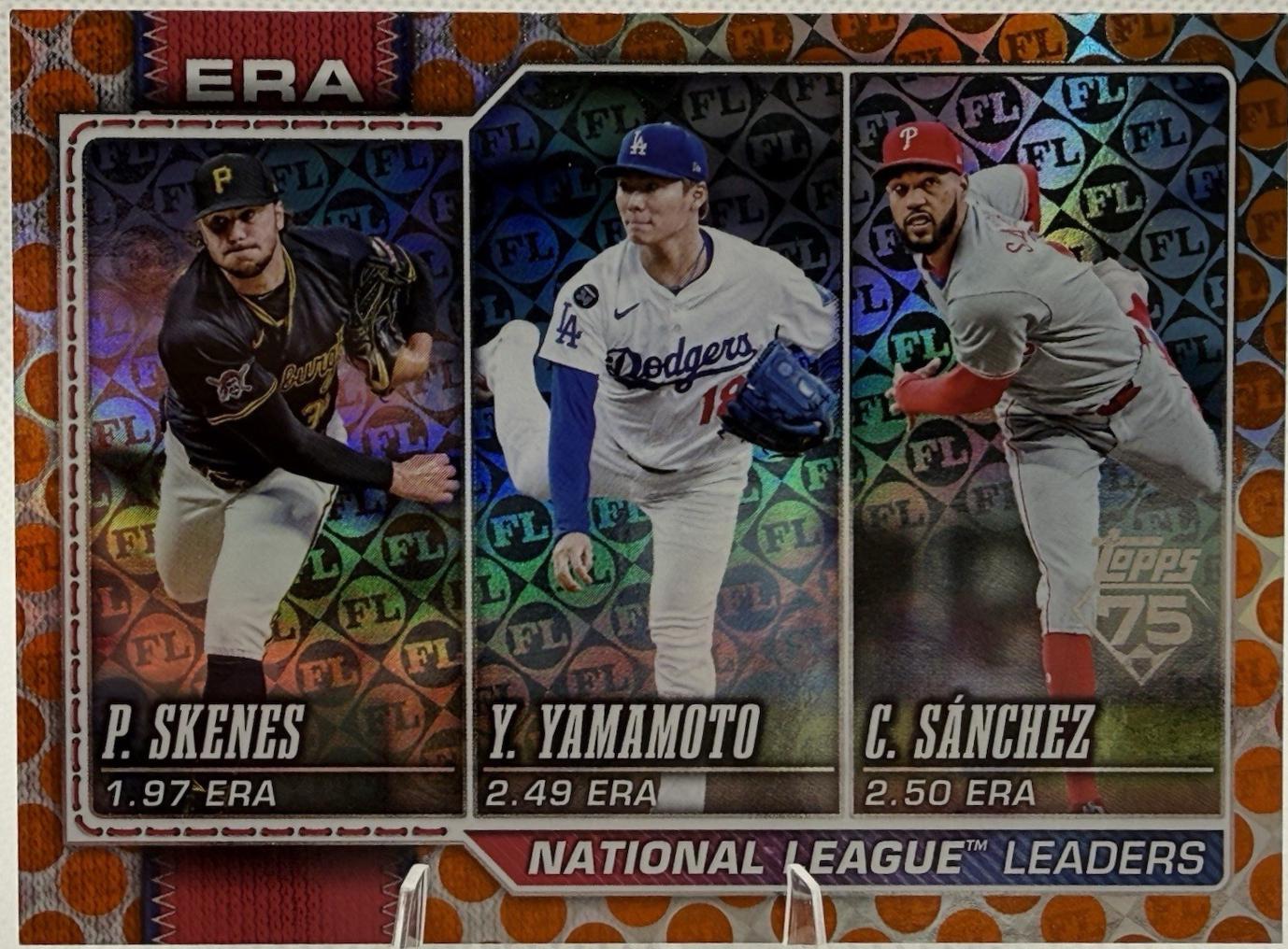 National League Leaders ERA [Orange Spring Training] #203