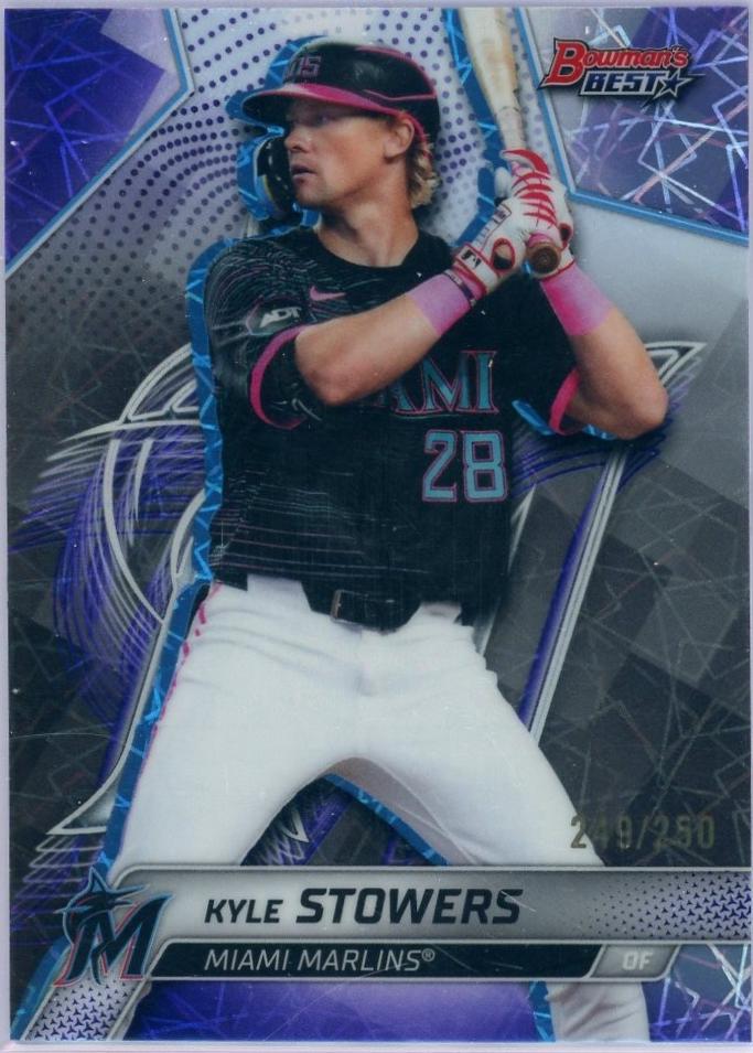 Kyle Stowers [Purple Lazer Refractor] #9
