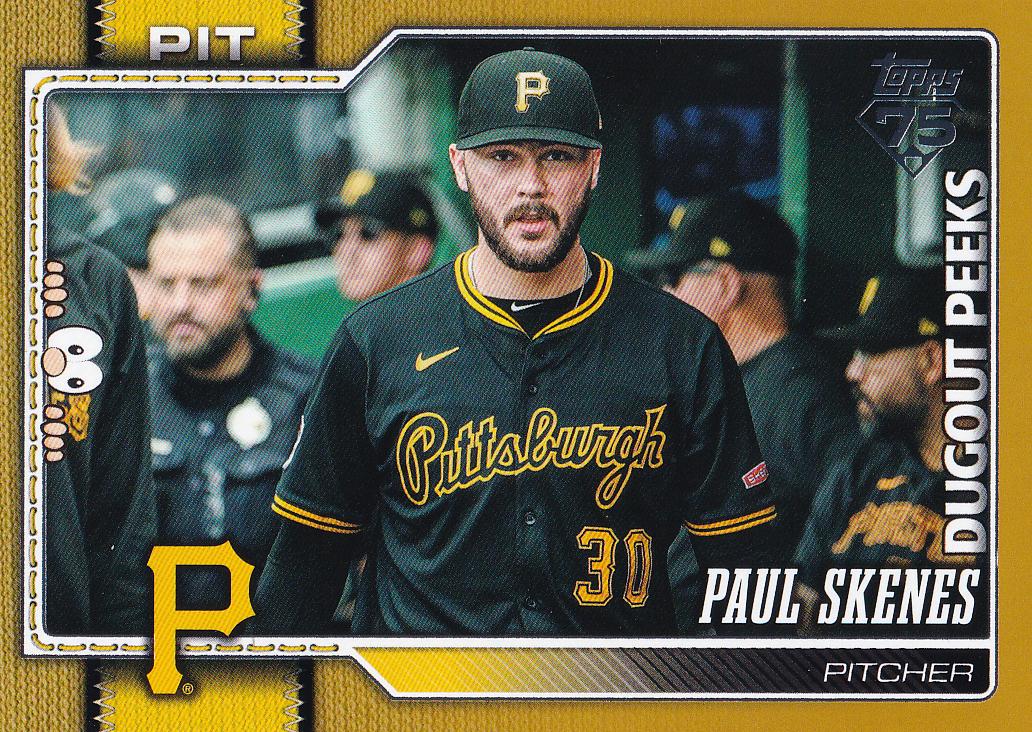 Paul Skenes [Gold Dugout Peeks] #100
